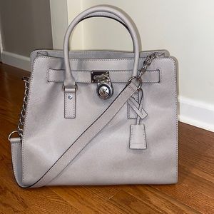 Michael Kors Gray Hamilton Bag